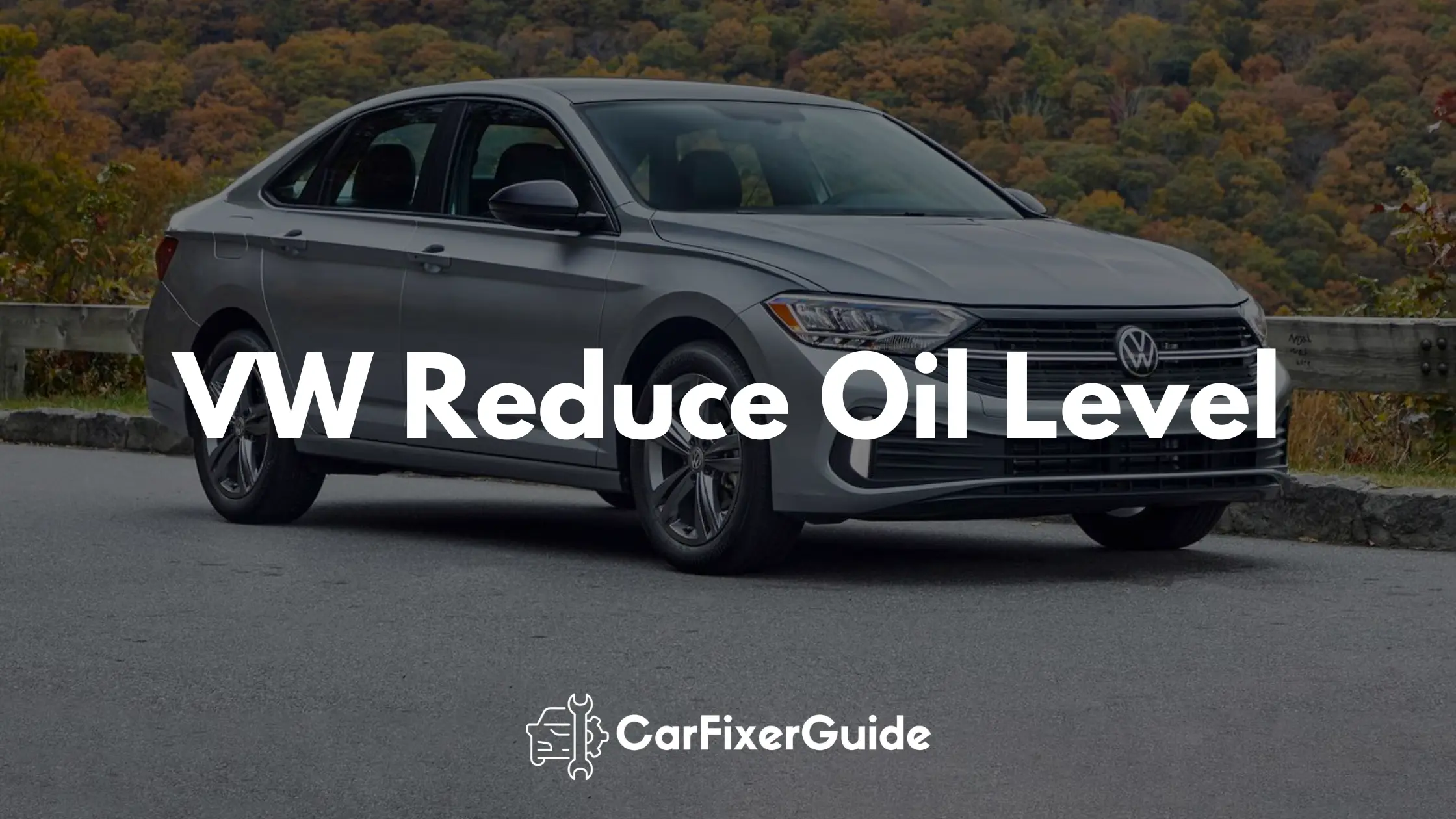VW Reduce Oil Level