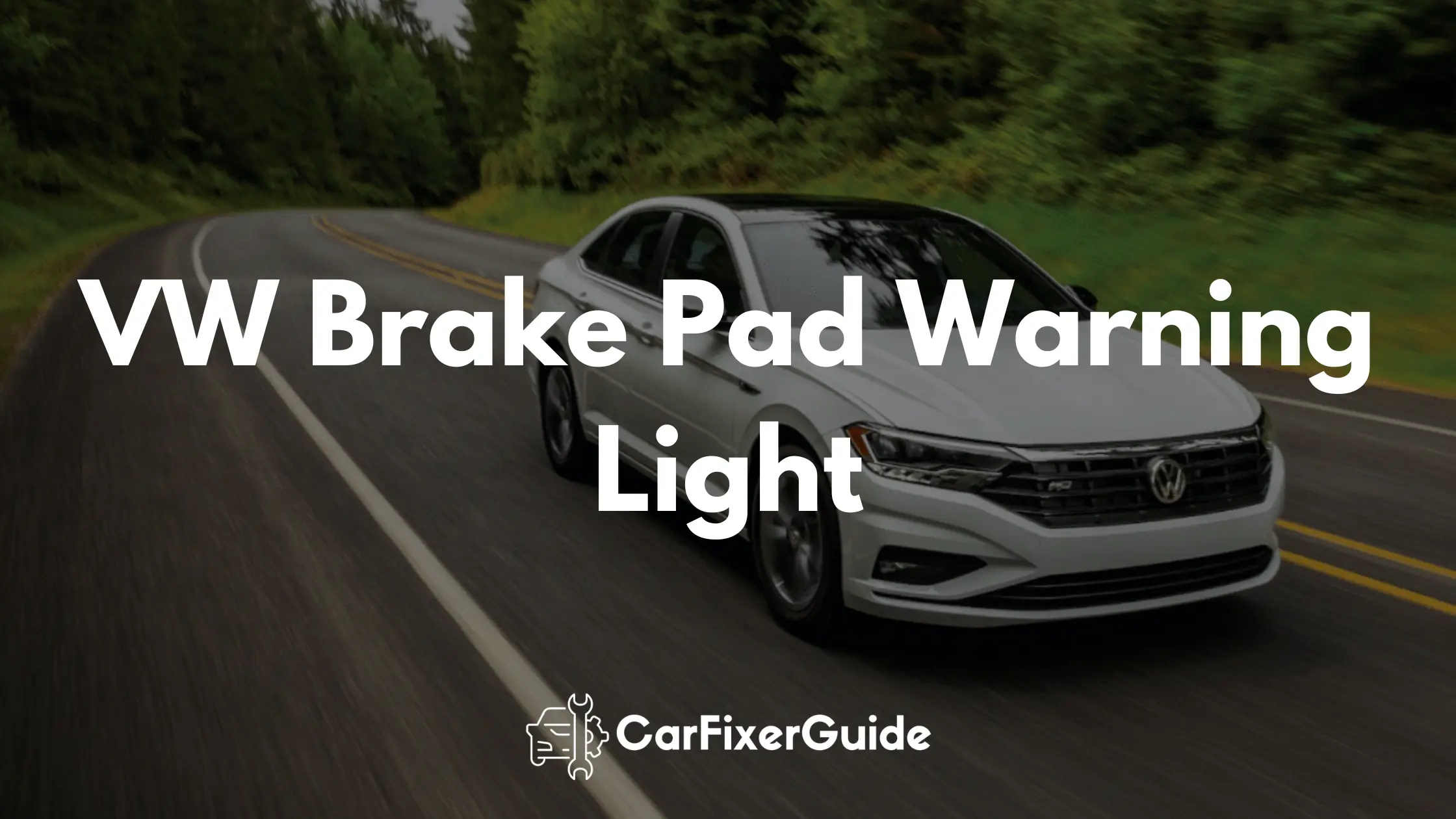 VW Brake Pad Warning Light