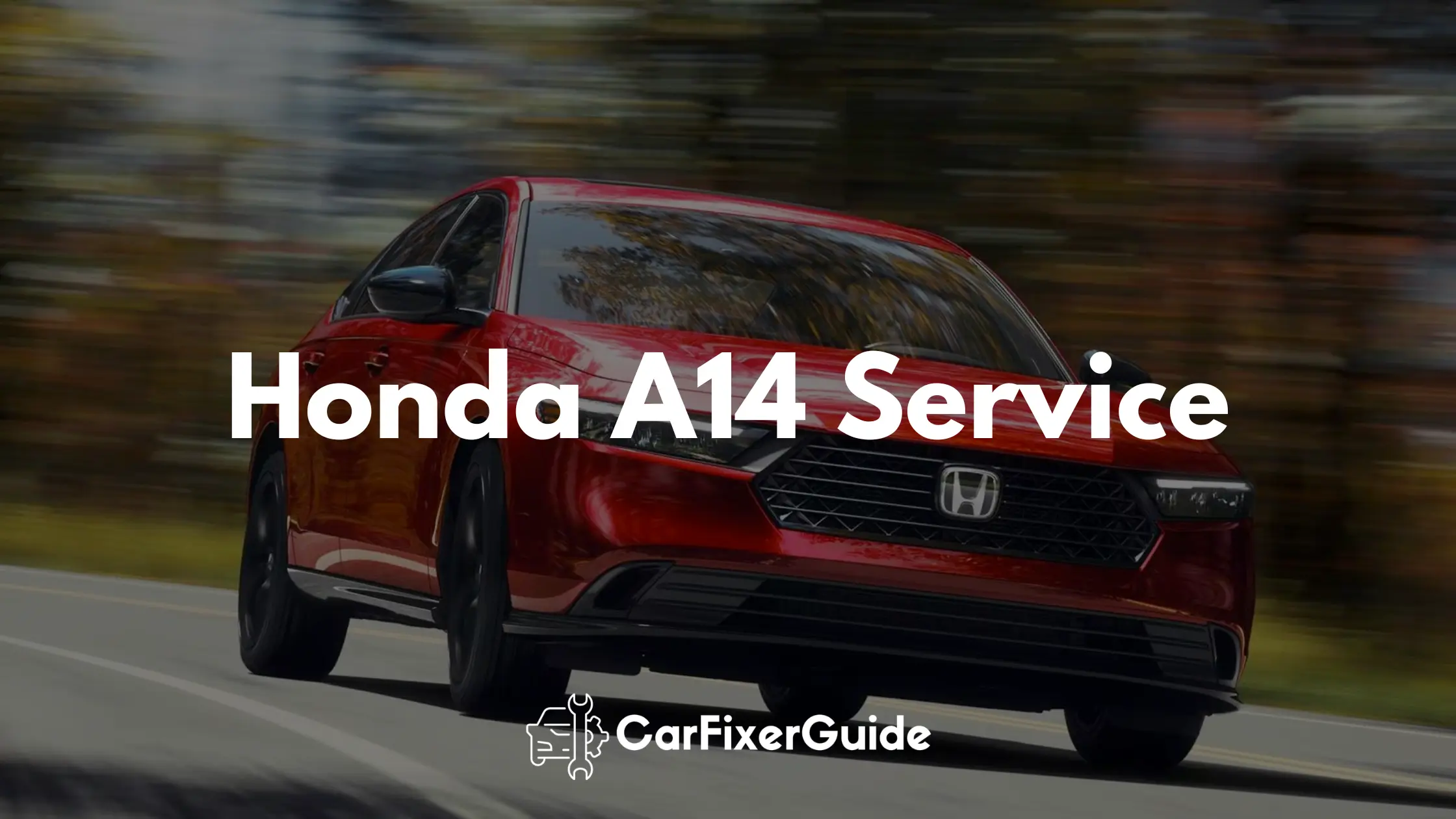 Honda A14 Service