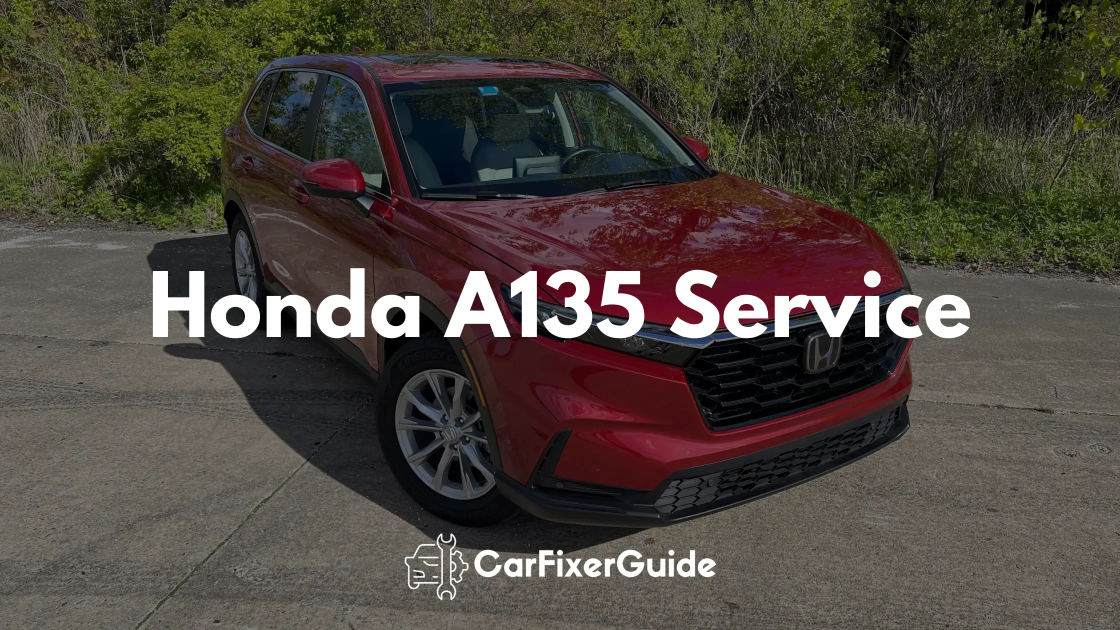 Honda A135 Service